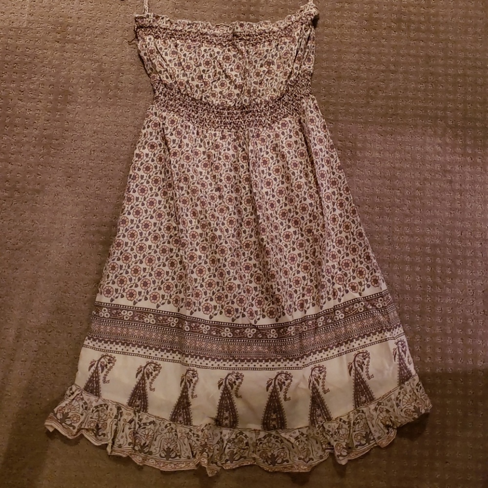 Passport Strapless Dress Size Large